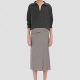 Pressed Skirt In Ore
