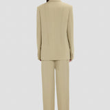 Pressed Jacket In Beige