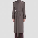 Philippa Trench Coat In Grey