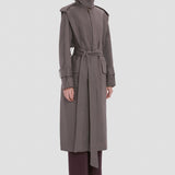 Philippa Trench Coat In Grey