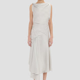Posy Midi Dress In Magnesium