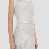 Posy Midi Dress In Magnesium