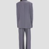Notched Lapel Jacket In Flint