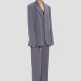 Notched Lapel Jacket In Flint