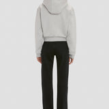 Full Zip Hoodie In Grey Marl