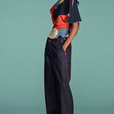 Panelled Jean In Indigo