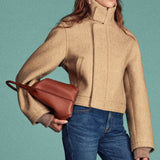 Bomber Jacket In Camel