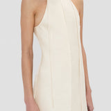 Halter Neck Midi Dress In Elderflower