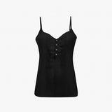 Rouleaux Cami Top In Black