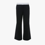 Side Panel Trouser In Black