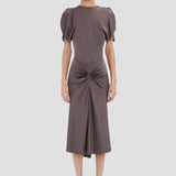 Bela Midi Skirt In Brown