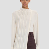 Seam Detail Blouse In Elderflower