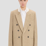 Beatrice Jacket In Camel Melange
