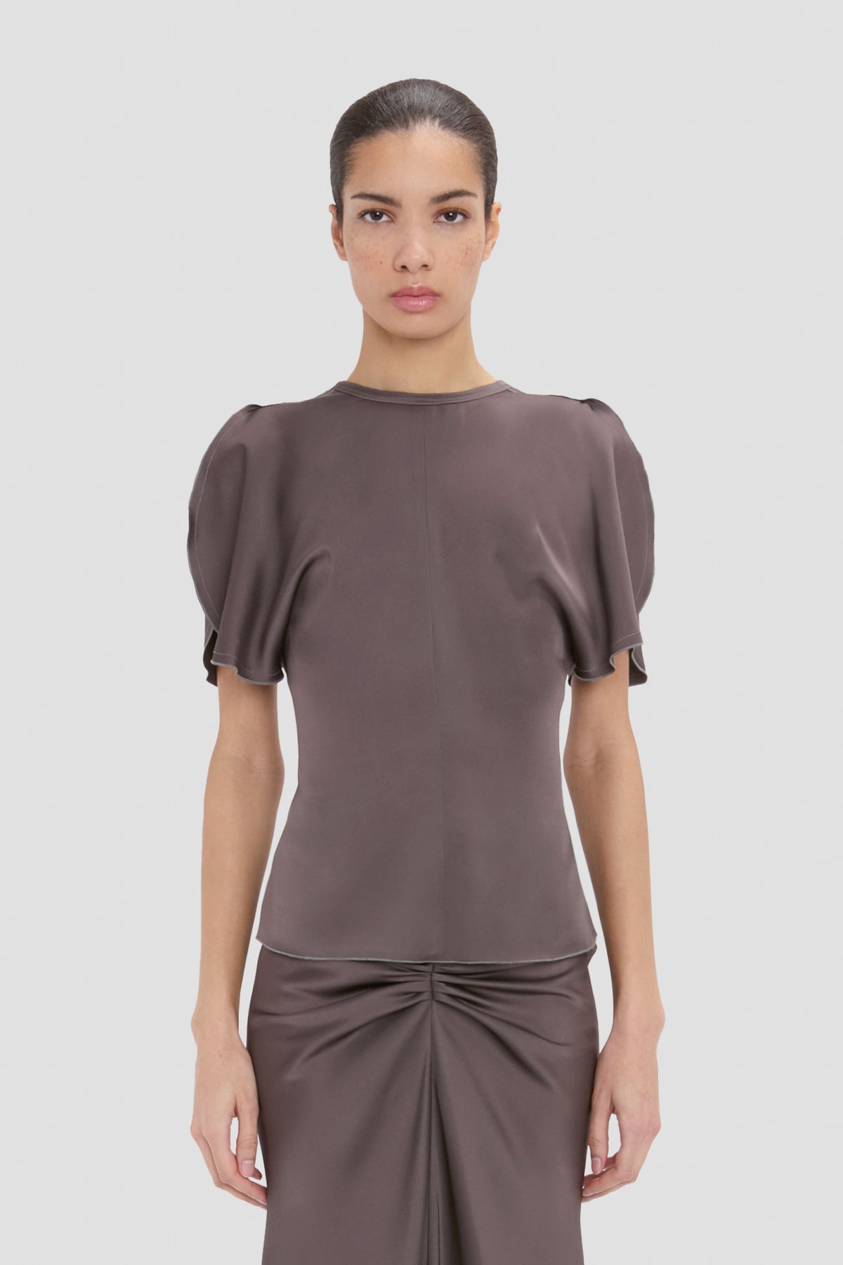 Bela Top In Brown