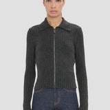 Zip Jumper In Ore Melange