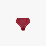 Lace Monogram Knicker In Poppy Red