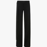 Satin Waistband Trouser In Black