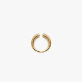 Cufflink Ring In Light Gold