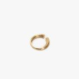 Cufflink Ring In Light Gold