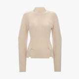 Ribbed Jumper In Elderflower