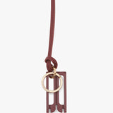 Dorian Keyring In Brick Red