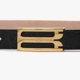 Dorian Frame Belt Croc Embossed Leather
