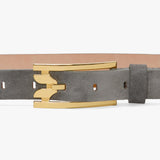 Dorian Pin Buckle Belt Suede