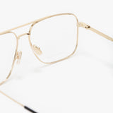 Fine Double Bridge Optical In Gold