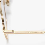 Fine Double Bridge Optical In Gold