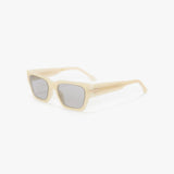 Acetate Sunglasses In Ivory Marble