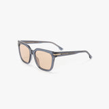 Oversized Acetate Sunglasses In Transparent Blue