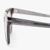Oversized Acetate Sunglasses In Transparent Blue
