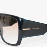 Oversized Soft Square Acetate Frame In Blue