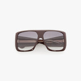 Oversized Soft Square Acetate Frame In Burgundy