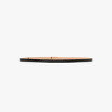 Dorian Frame Belt Micro Croc Embossed Leather