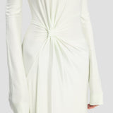 Twist Waist Gown In Aloe
