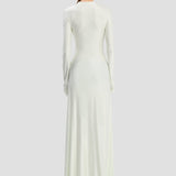Twist Waist Gown In Aloe