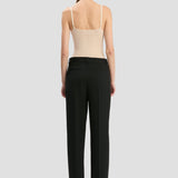 Tailored Straight Leg Trouser In Black