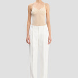 Tailored Straight Leg Trouser In Ivory