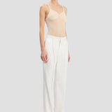 Tailored Straight Leg Trouser In Ivory