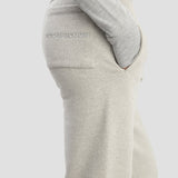 Logo Embroidered Jogger In Grey Marl