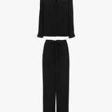 VB Monogram Pyjama Sleep Set In Black