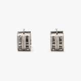 Dorian Hoop Earrings In Silver