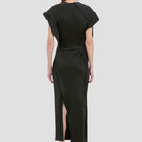 Victoria Midi Dress In Black