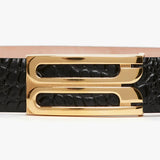 Dorian Frame Belt Jumbo Croc