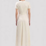 Blaire Midi Dress In Ivory