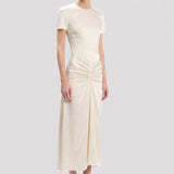 Blaire Midi Dress In Ivory