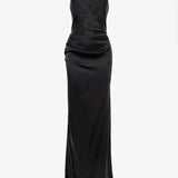 Cami Floor-Length Dress In Black