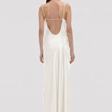 Cami Floor-Length Dress In Ivory