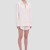 Embroidered Tunic In White